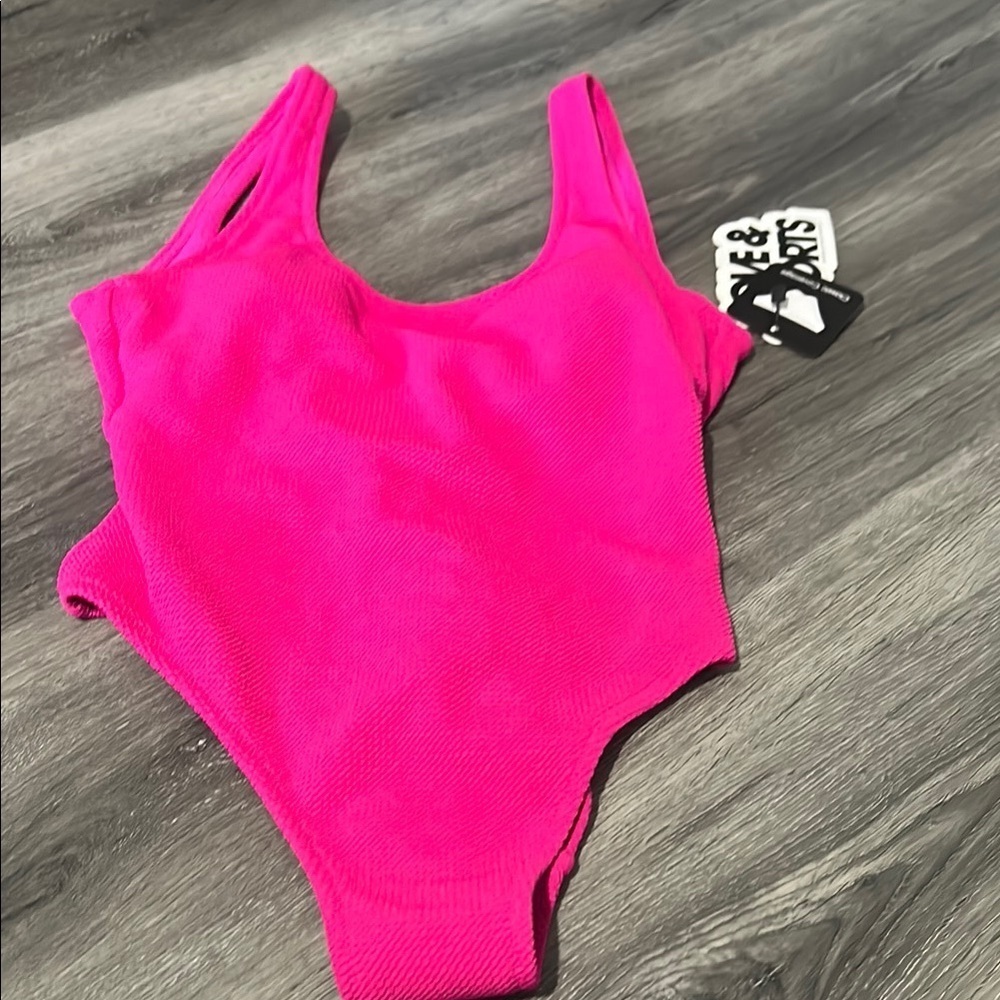 Vibrant‎ Pink One-Piece Swimsuit
